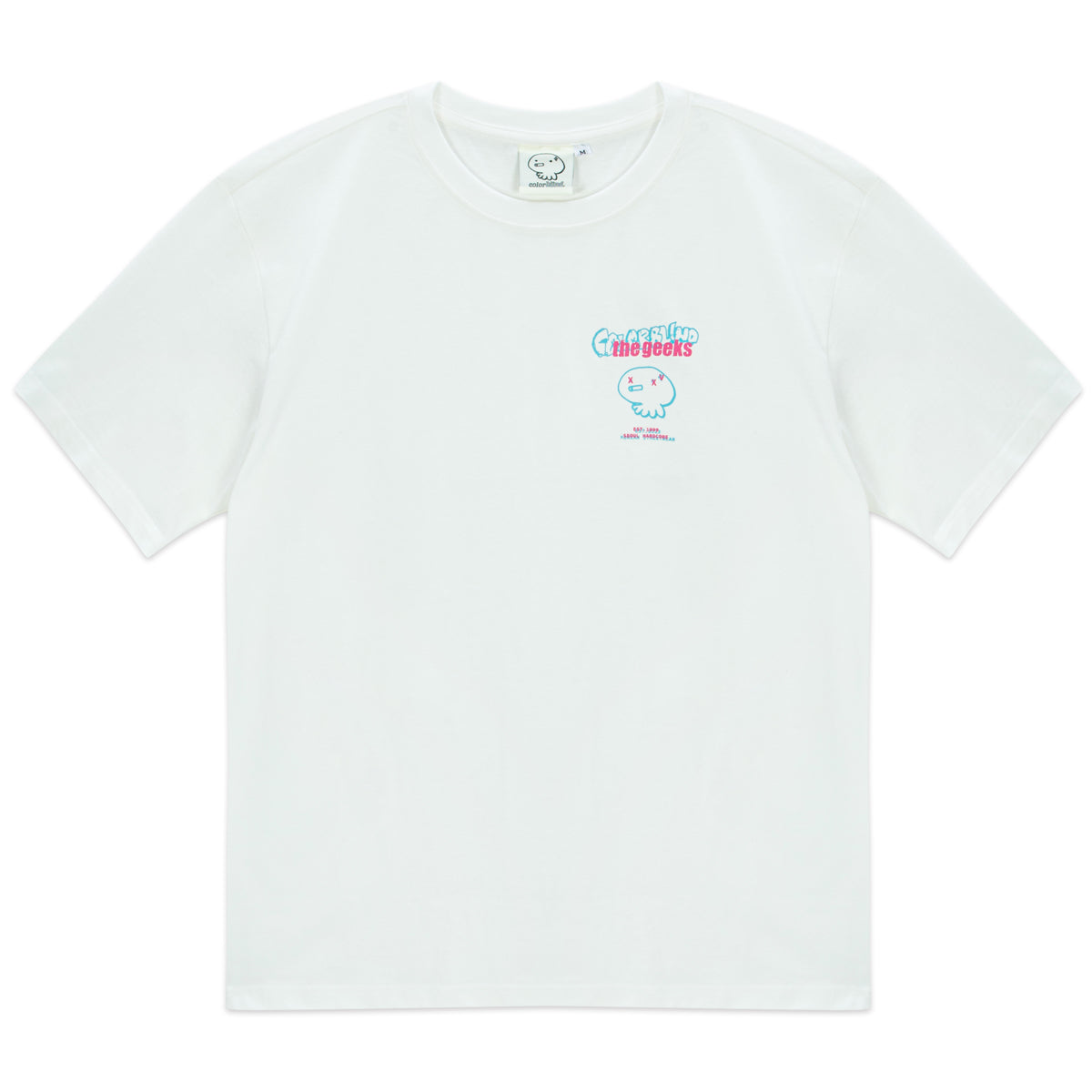The Geeks x colorblind. 'XXV' Short Sleeve Shirt White