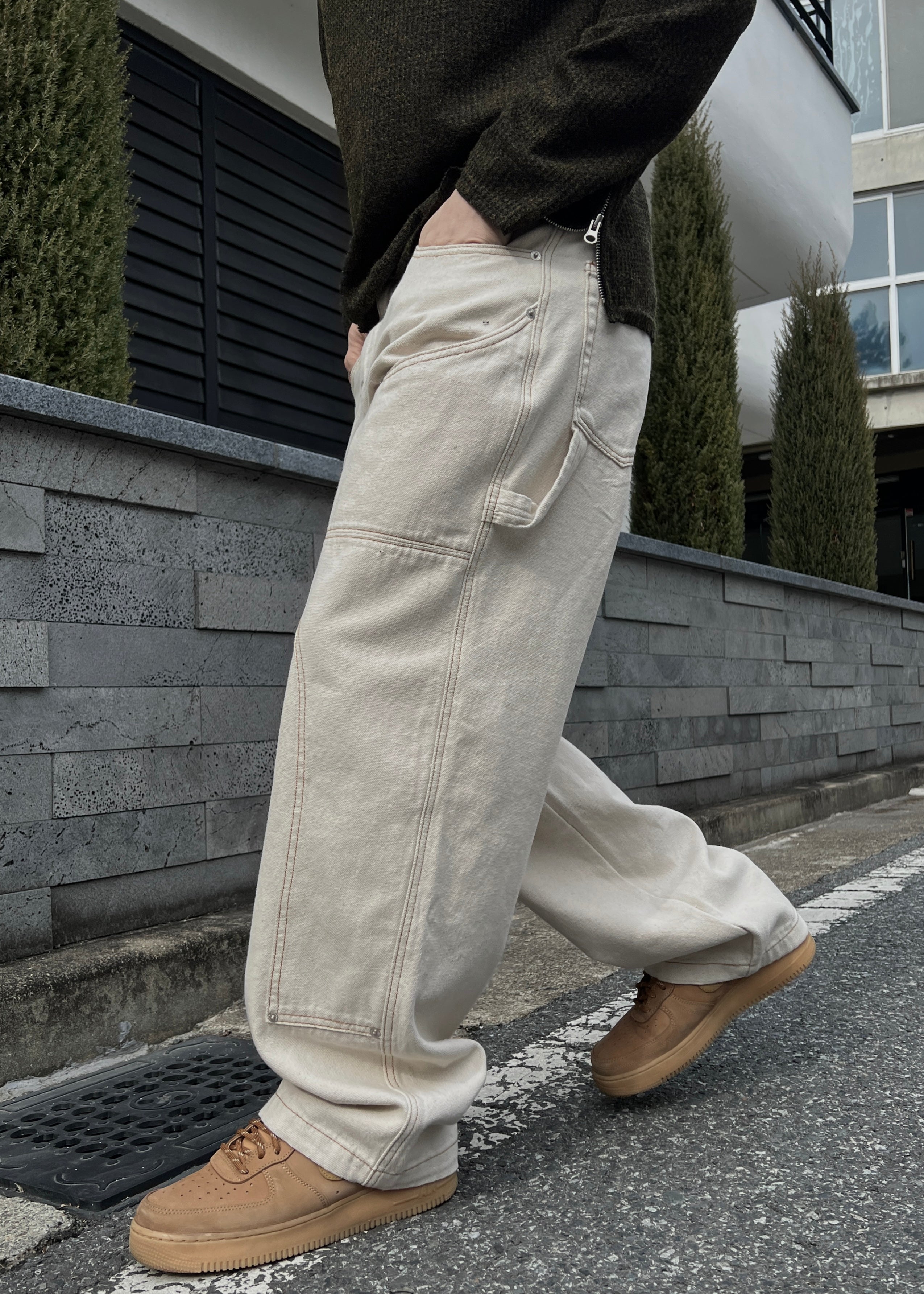 Century Double Carpenter Pants(2colors)