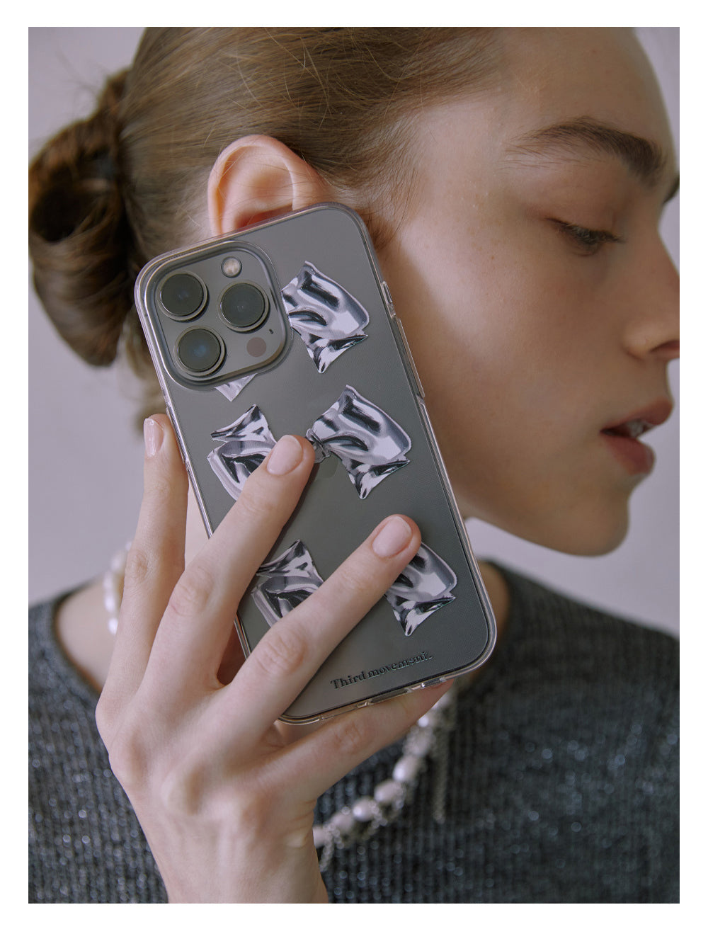 Pleated Ribbon Phone Case