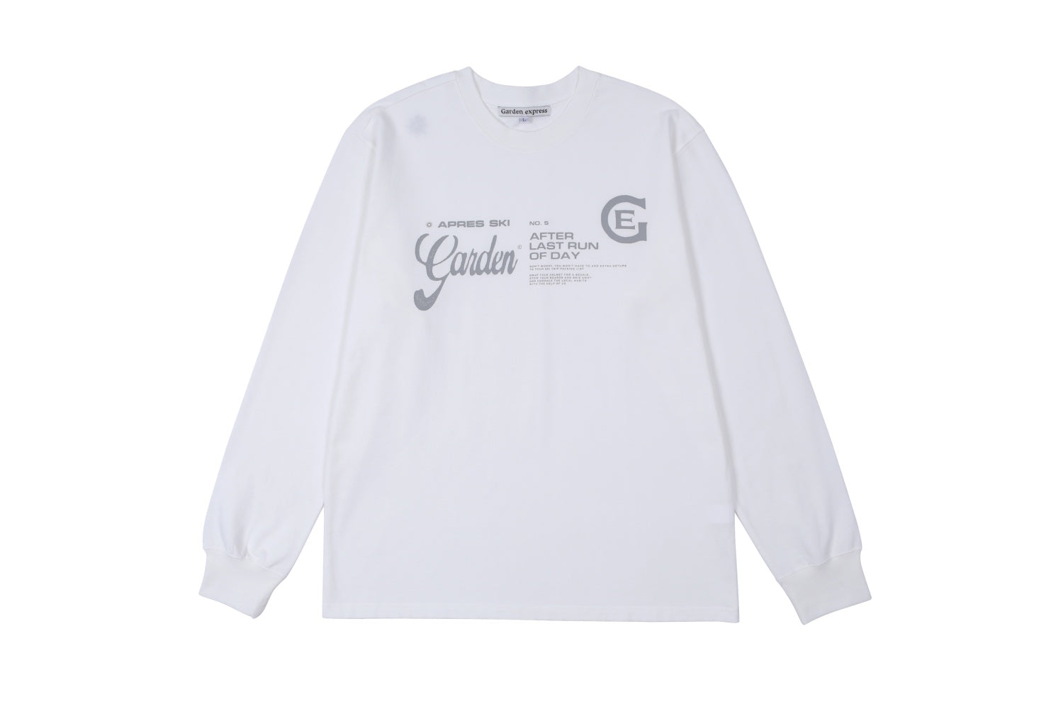 GRAPHIC PRINTING LONG SLEEVE (white)