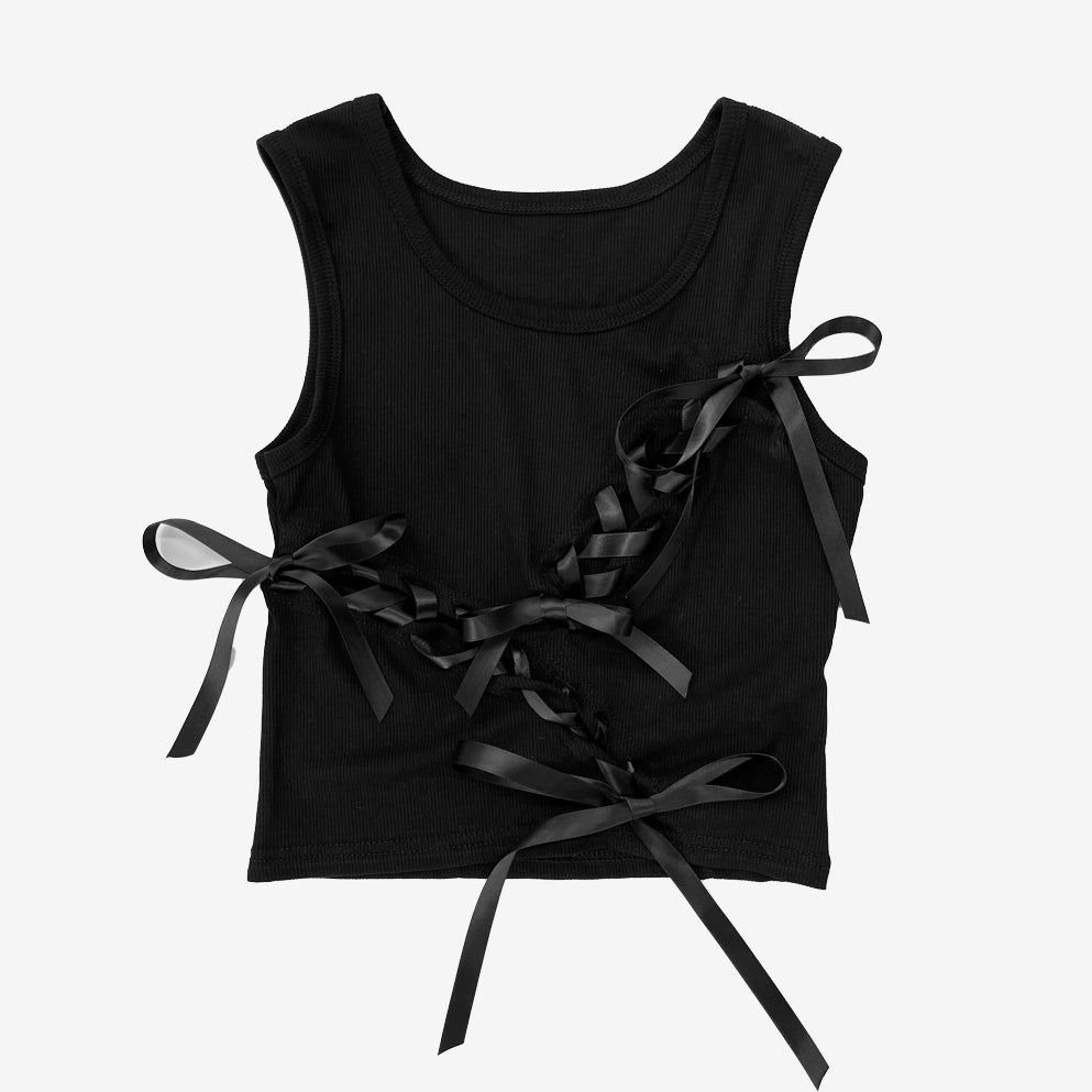 Pena Ribbon Strap Sleeveless