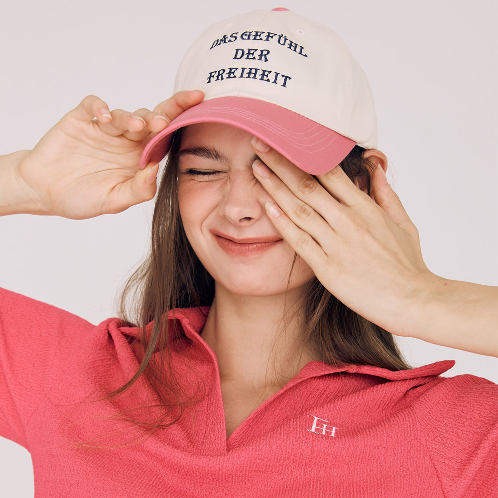 TWO-TONE BALL CAP (PINK)