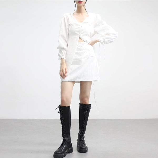 Xenon Strap White Two-Piece