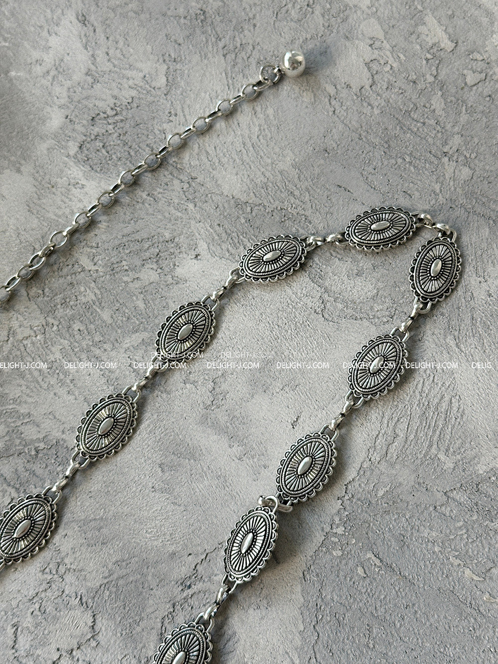 Silver Chain Bohemian Ethnic Belt