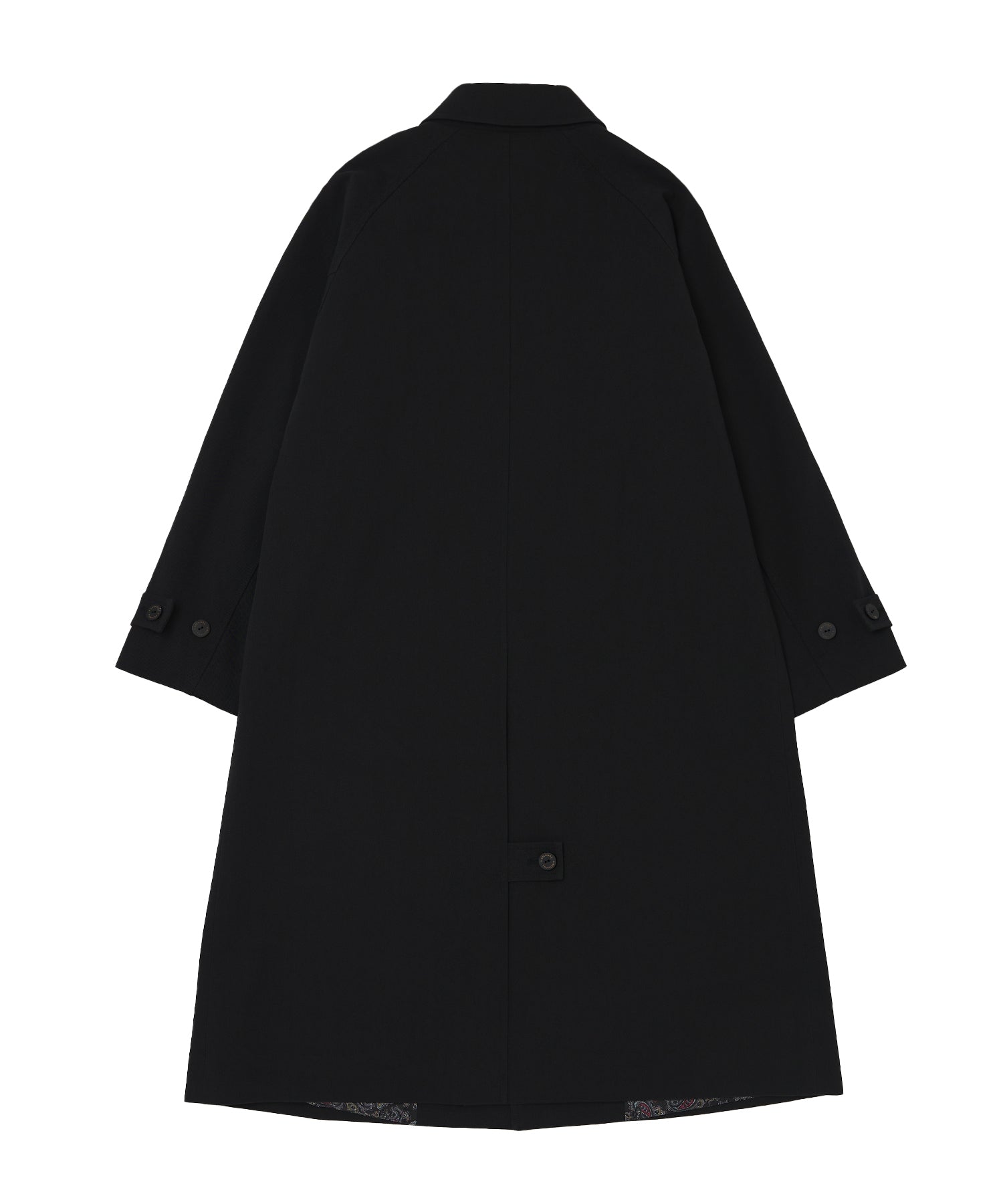 EARTH COTTON BALMACAAN COAT (Black)