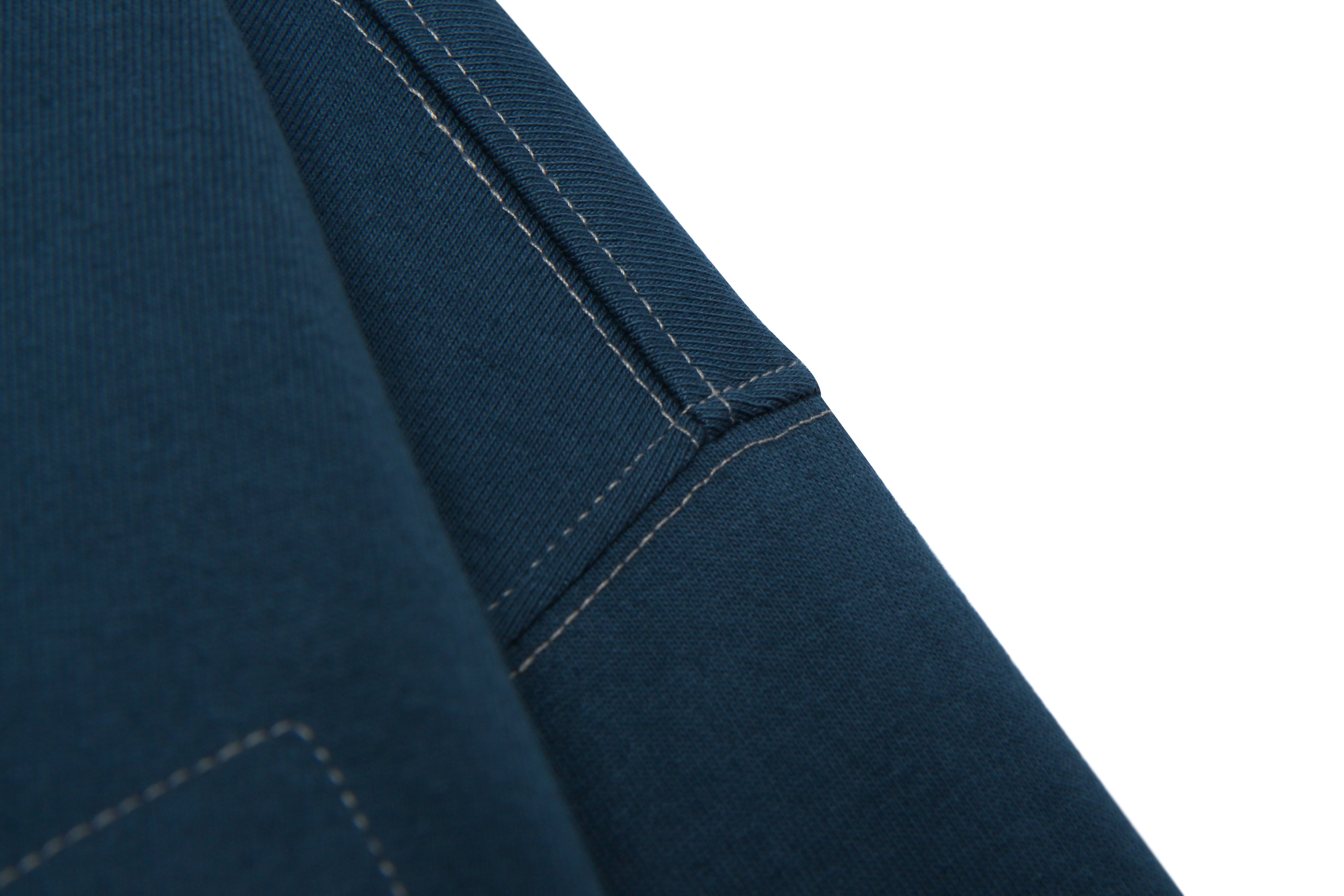 Pocket Zip-up Sweatshirt T63 Dark Teal Blue