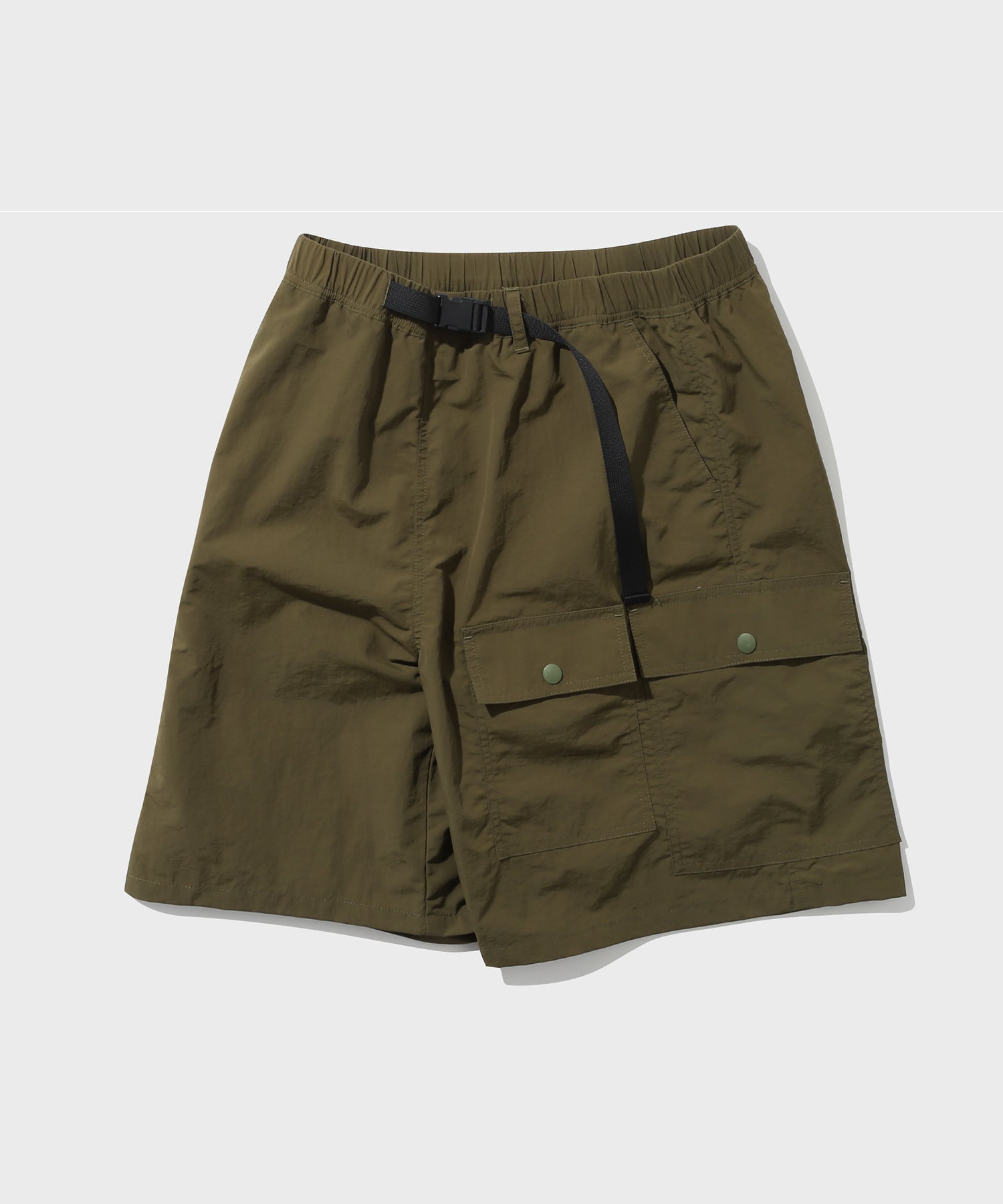 Multi Pocket Cropped Pants (Khaki)