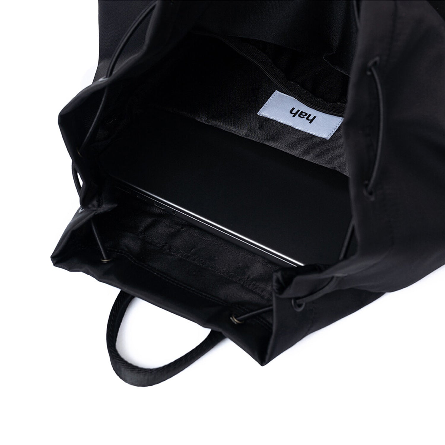 3-Way 2-Pocket Drawstring Bag (Black)