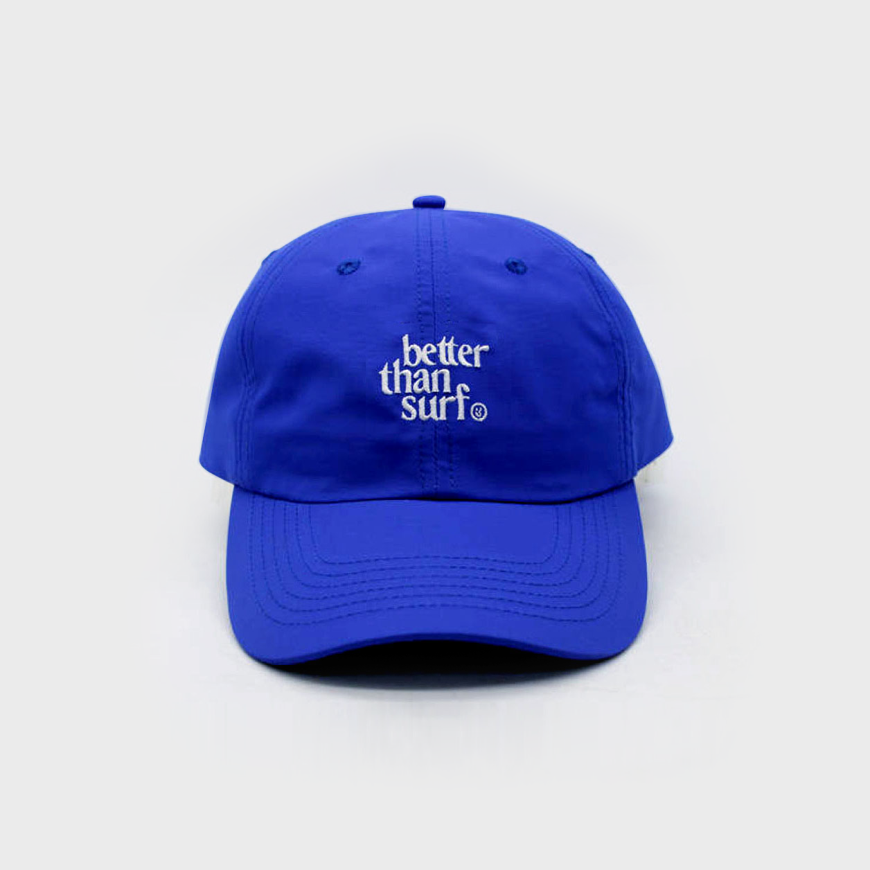 SMILE LOGO BEACH CAP - BLUE