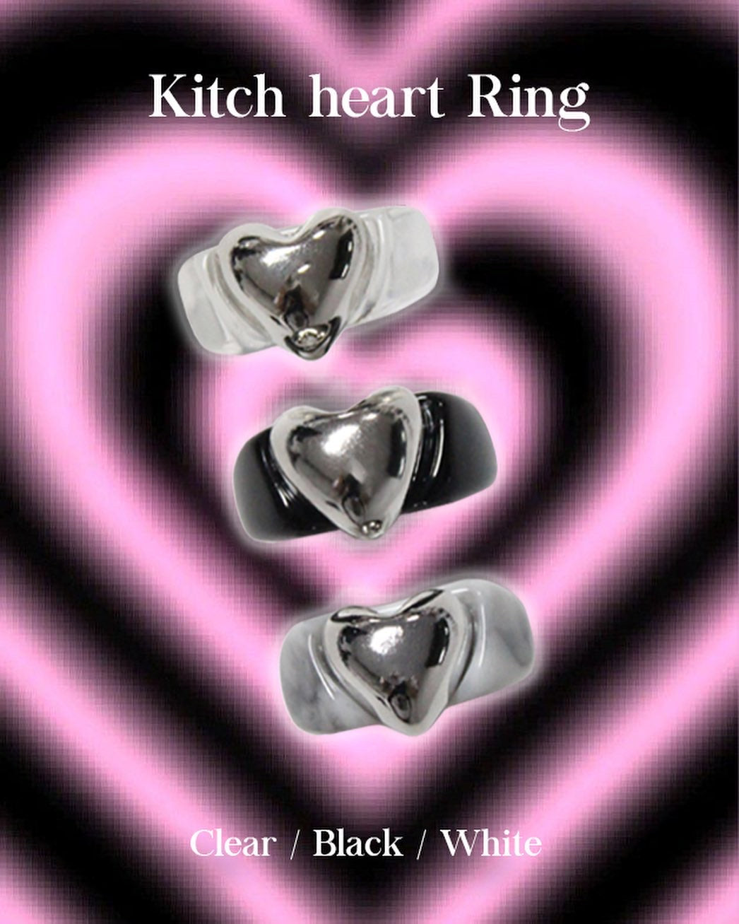 Kitch heart ring