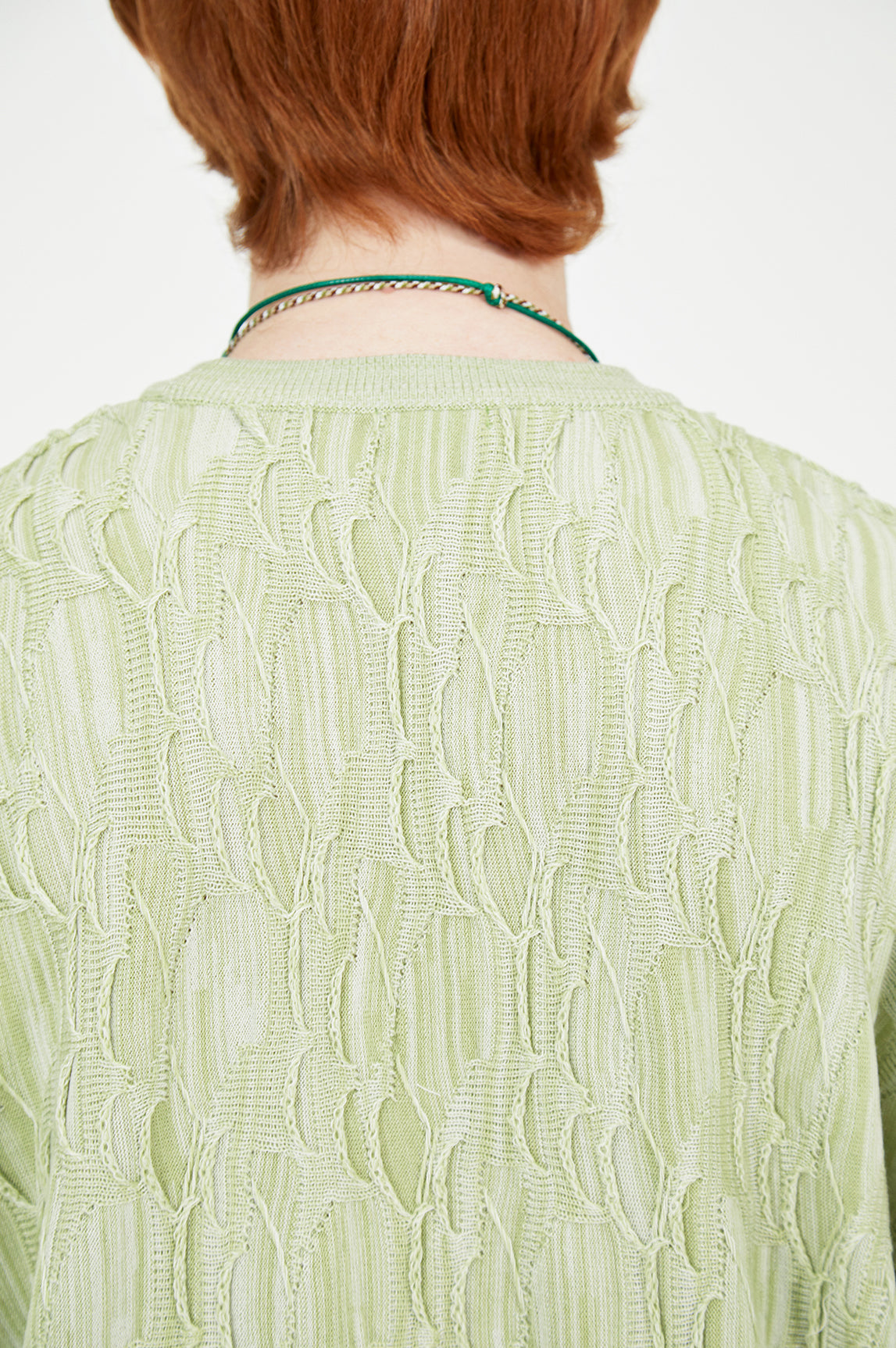 Net overfit knit (Lime)