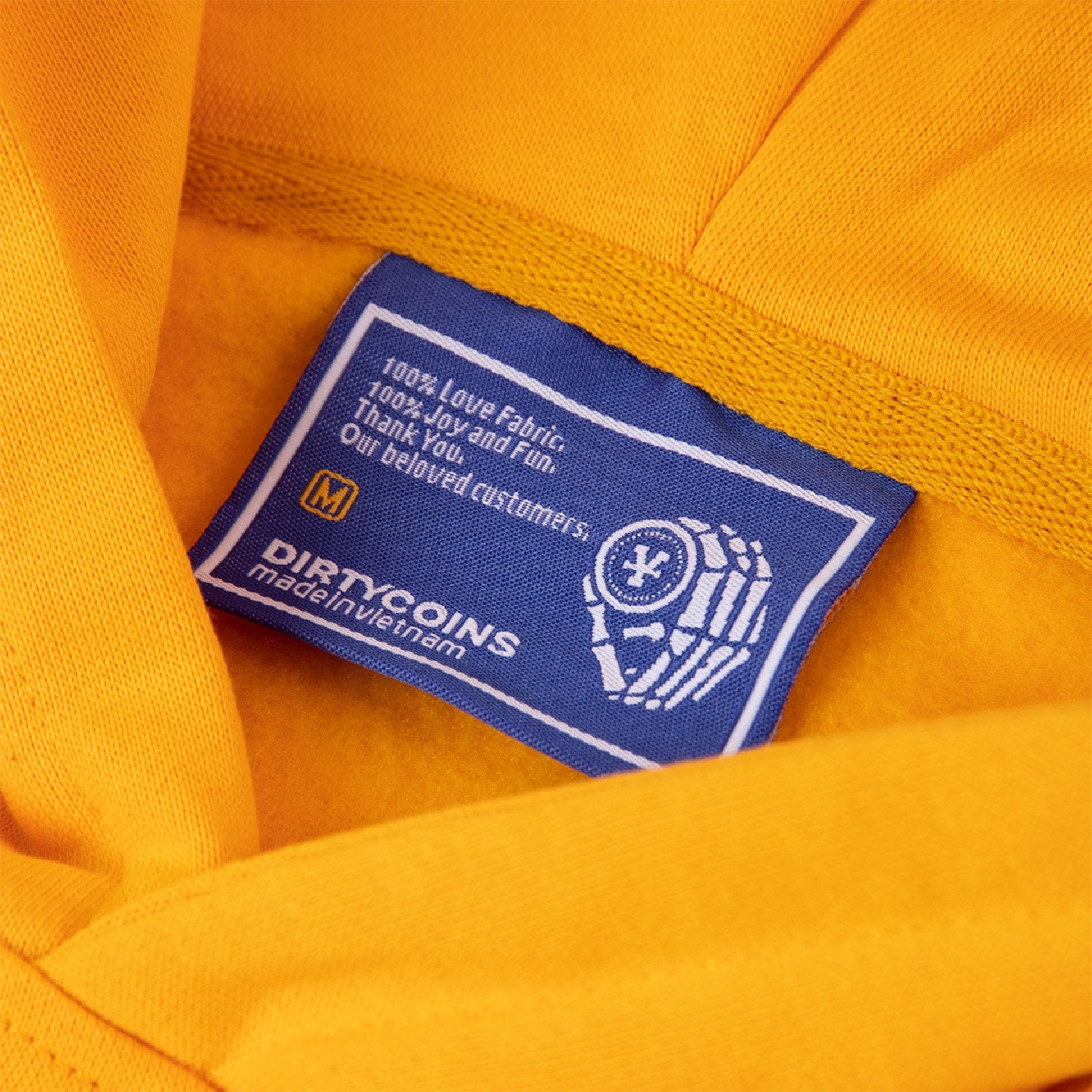 Logo Relaxed Hoodie - Yellow