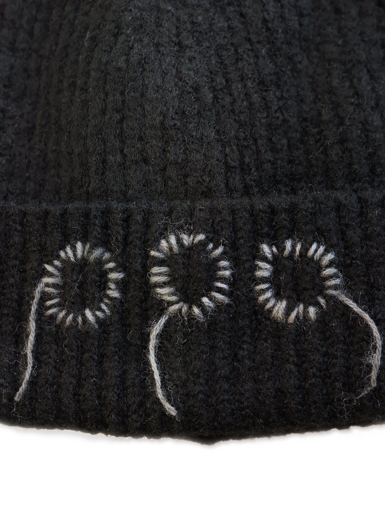 000 Hand Stitch Beanie / Black