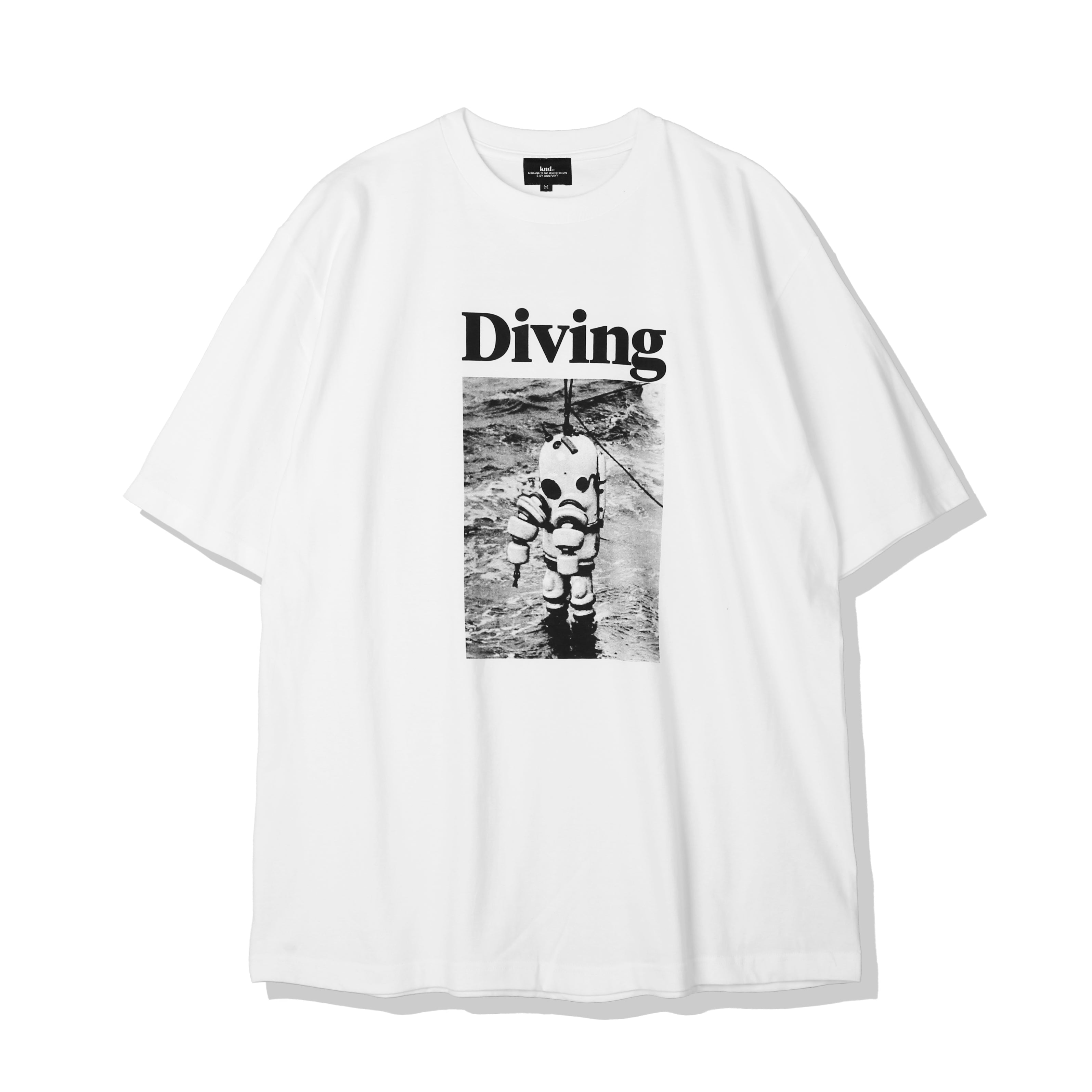 DIVING GRAPHIC T-SHIRTS WHITE