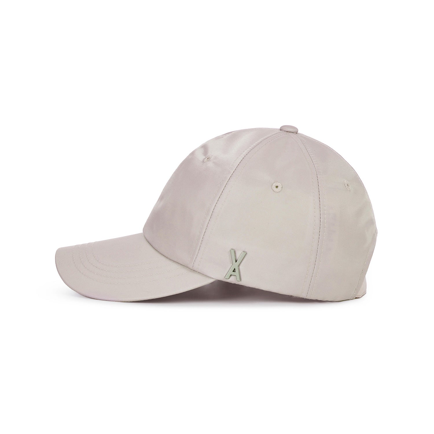 Stud Logo Over Fit Poly Ball Cap Babypink