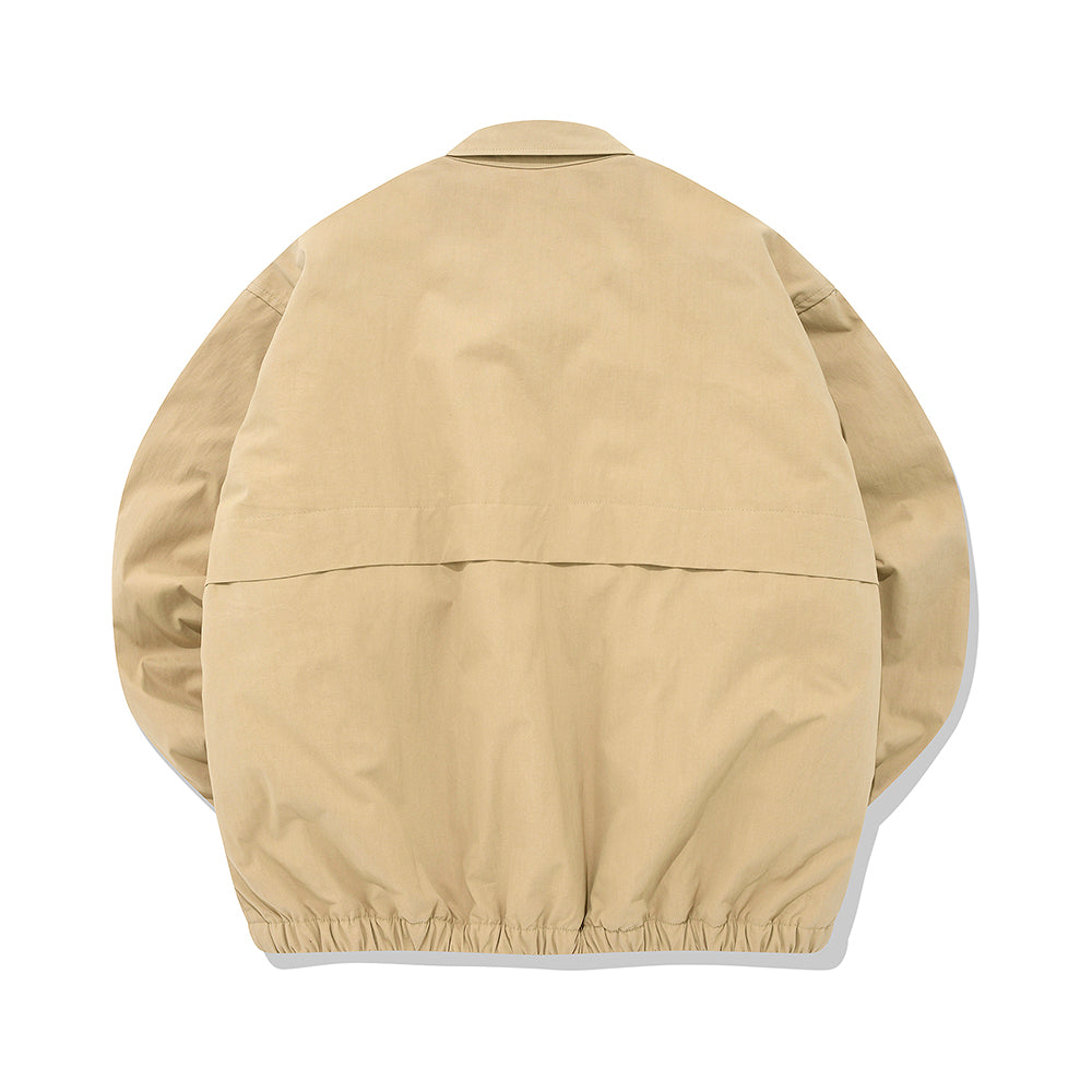 SP COTTON QUILTING BLOUSON-BEIGE