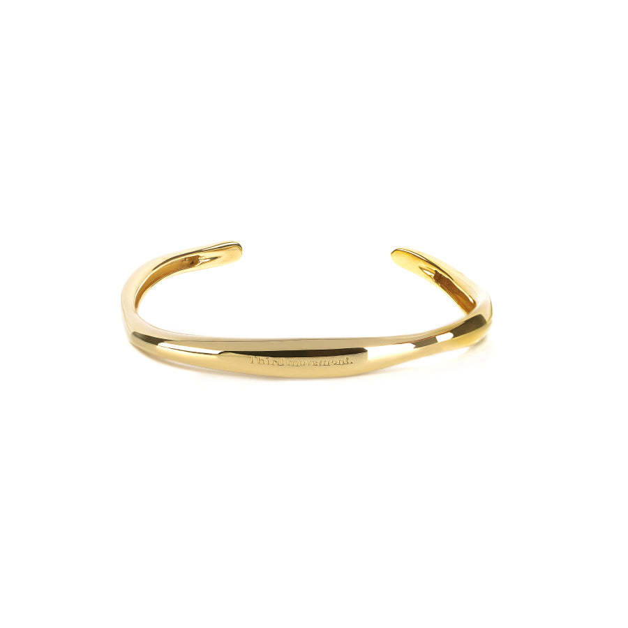 Wave Bangle (Gold)