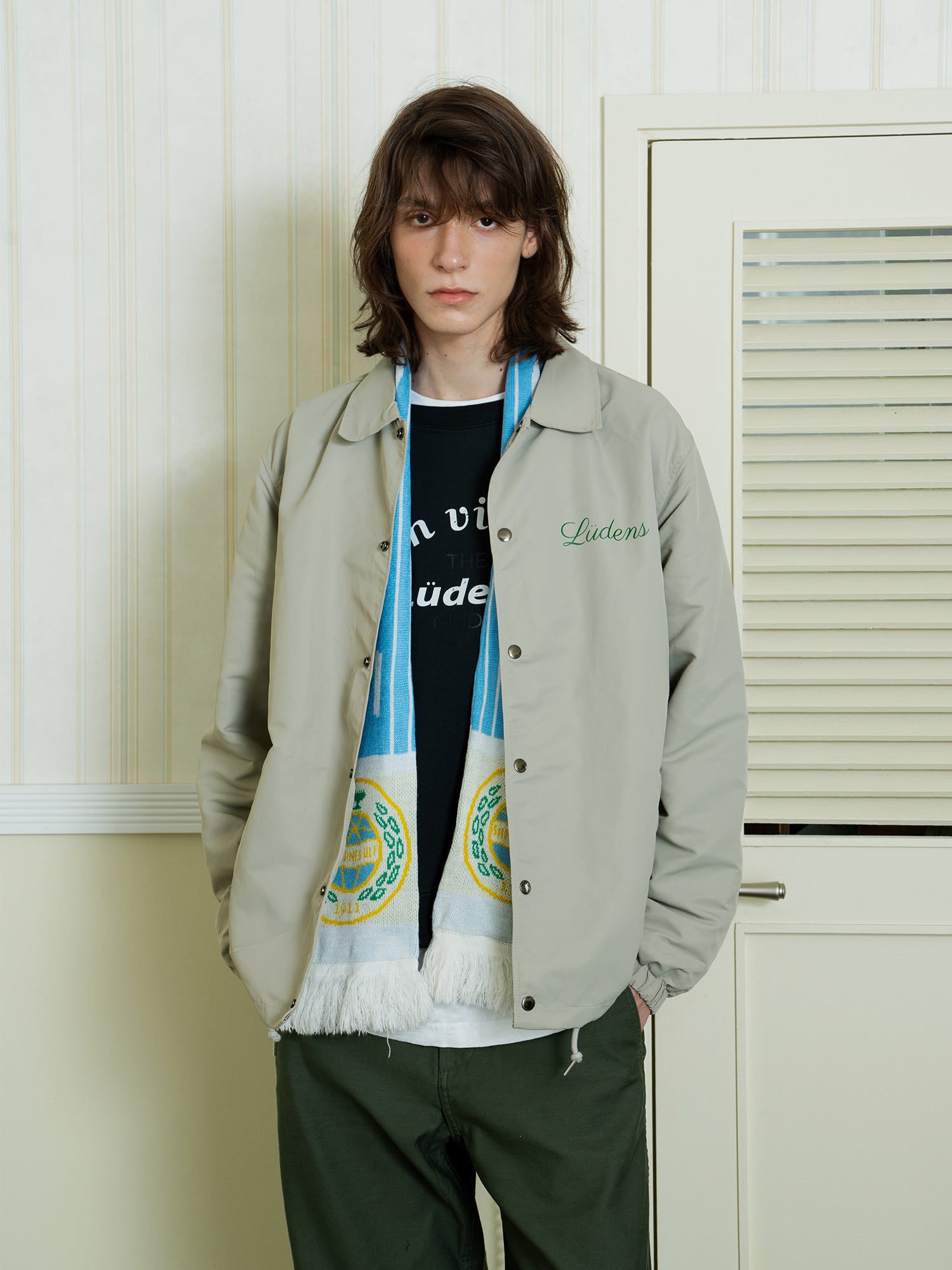 Ludens Coach Jacket_Sand Khaki