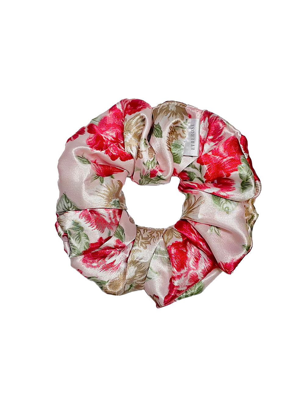 Roselyn Printing Satin Hair Scrunchie (3color)