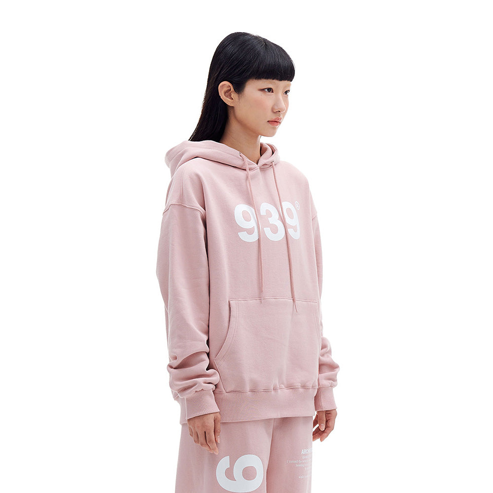 939 LOGO HOOD (PINK)