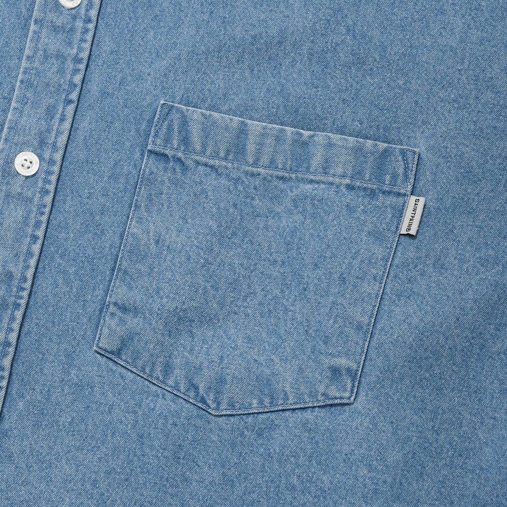 SP DENIM WASHED OVER SHIRTS