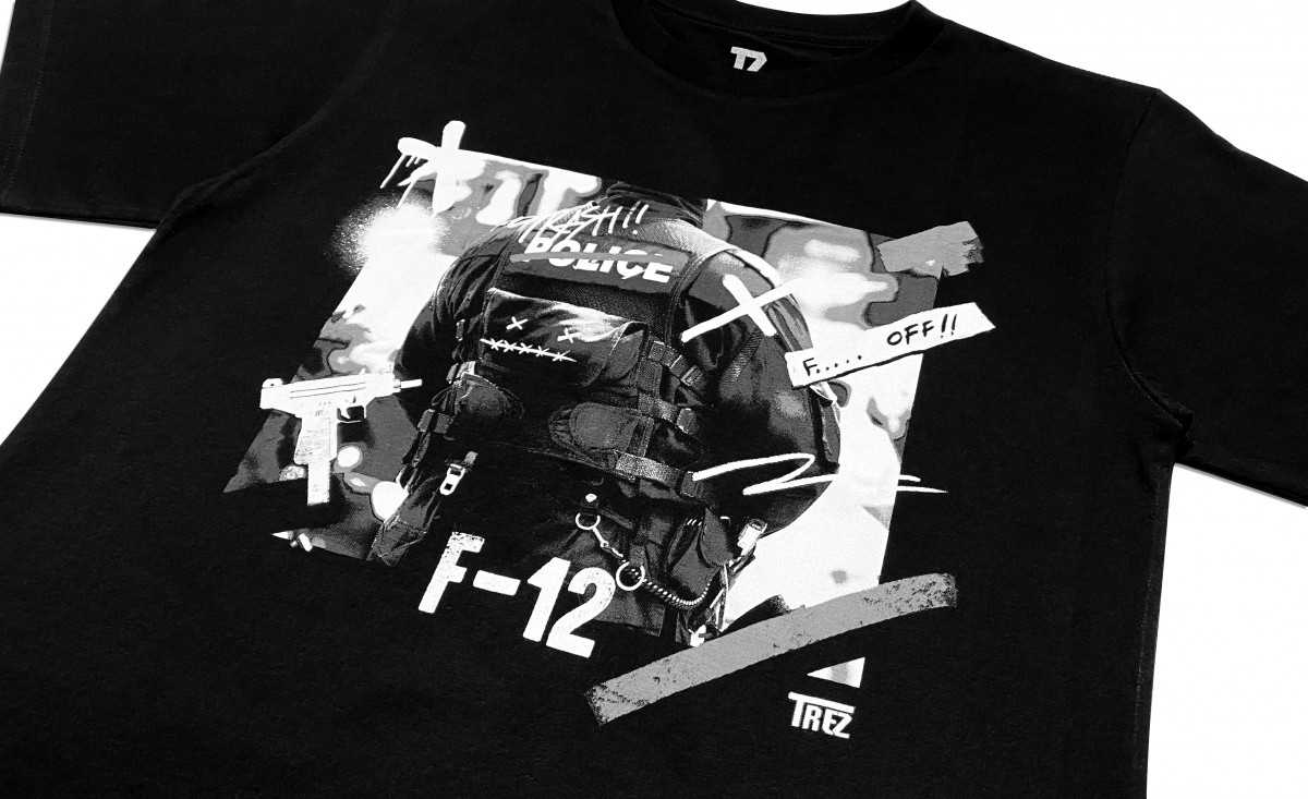 F-12 TEE - BLACK