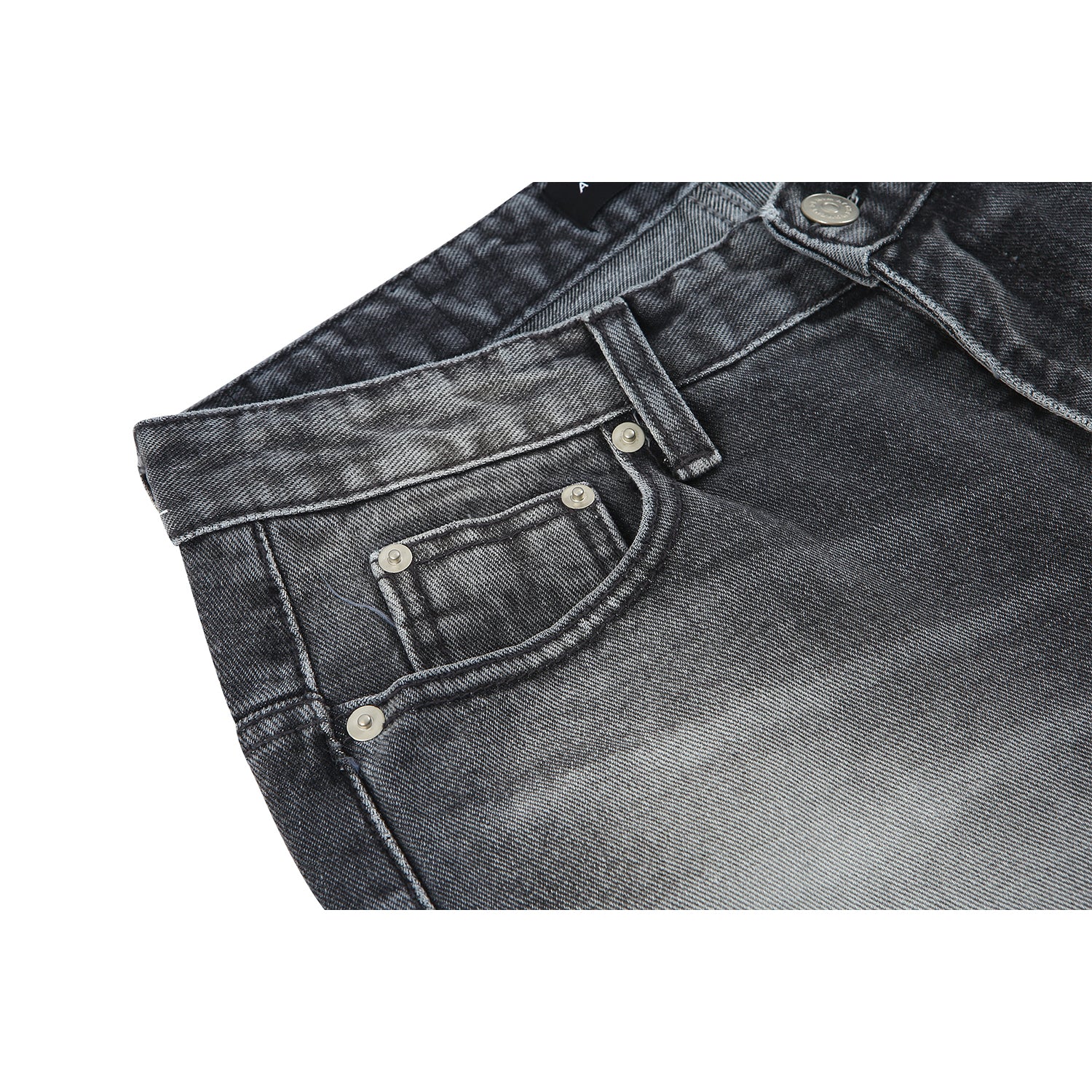 Scottie Crack Wide Denim (SMOKY GRAY)