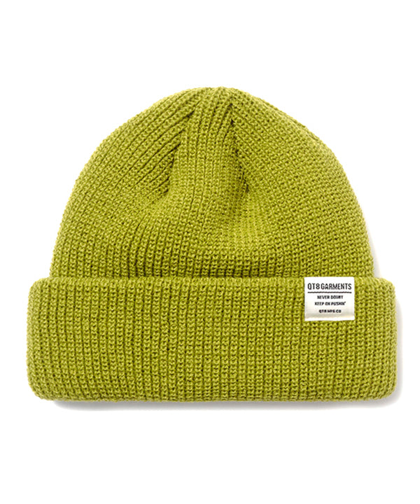 MH Short Label Beanie (Olive)