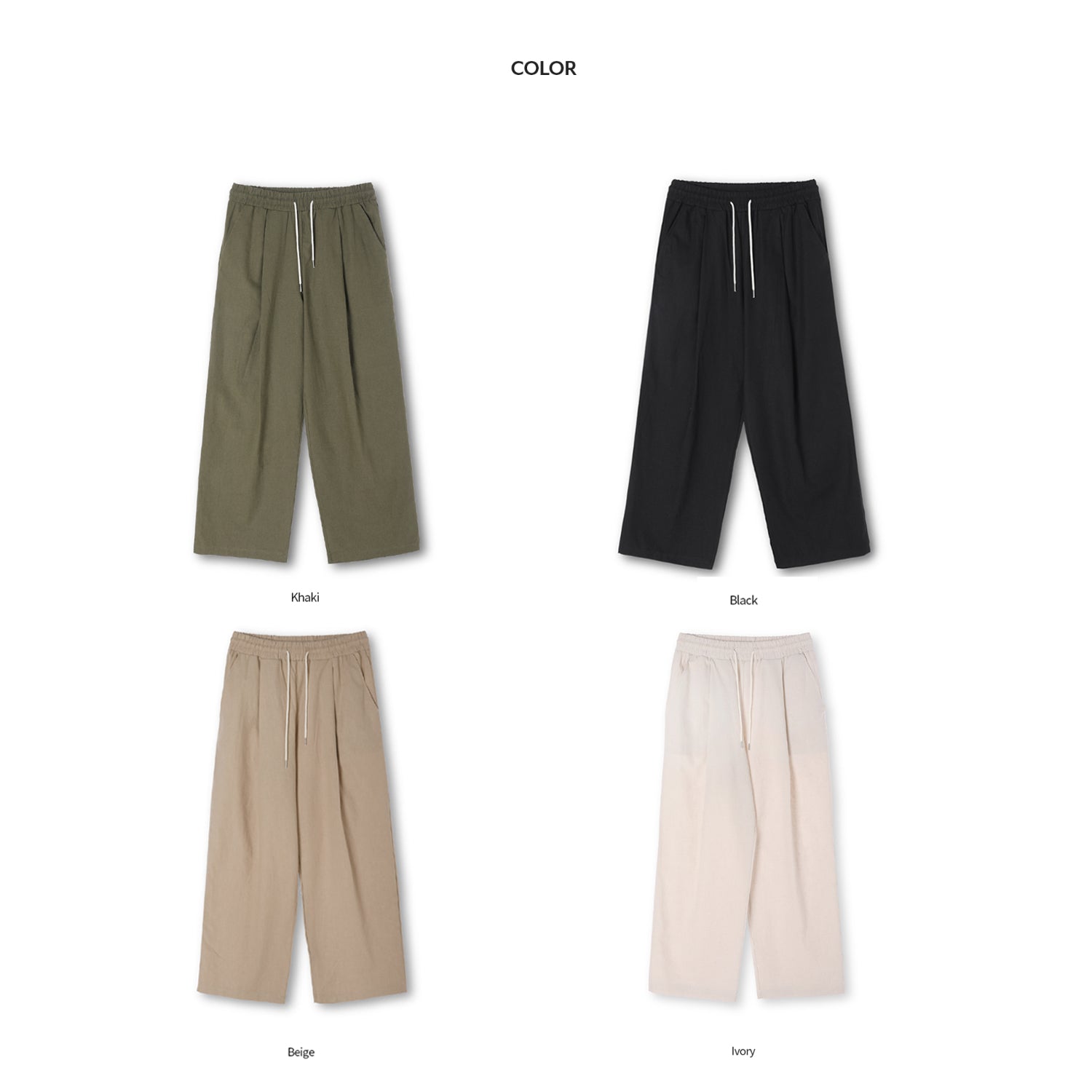 REVE LINEN WIDE PANT'S