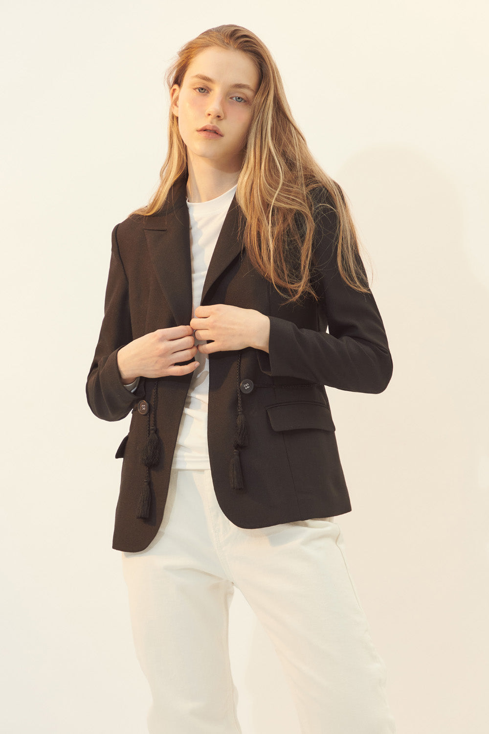 [BREEZE] Tassel Jacket_BLACK (CTD1)