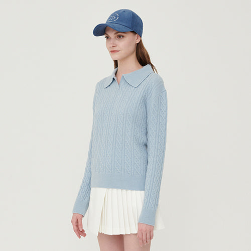 Classic cashmere cable knit