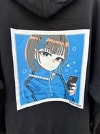 Phone girl hoodie