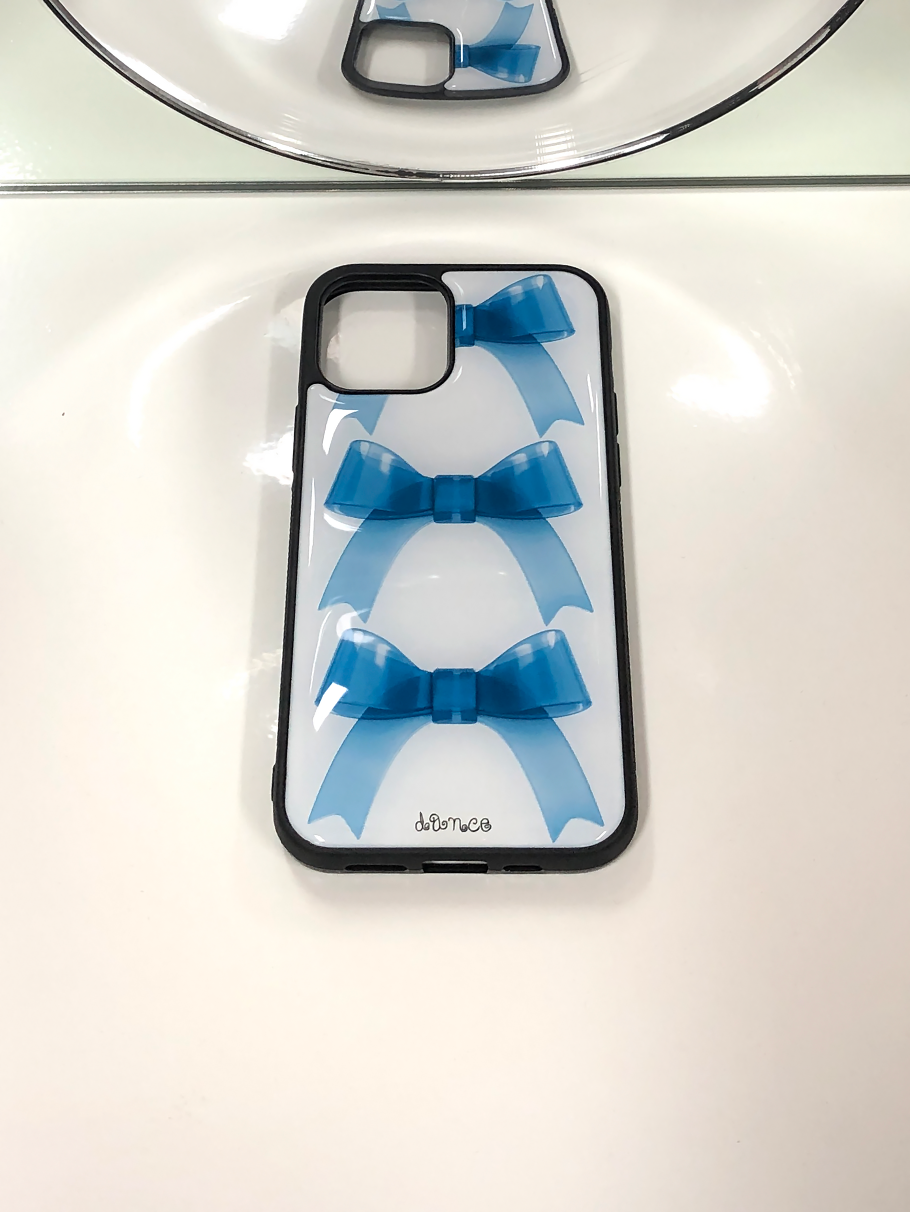 (BLUE) JELLY RIBBON EPOXY CASE