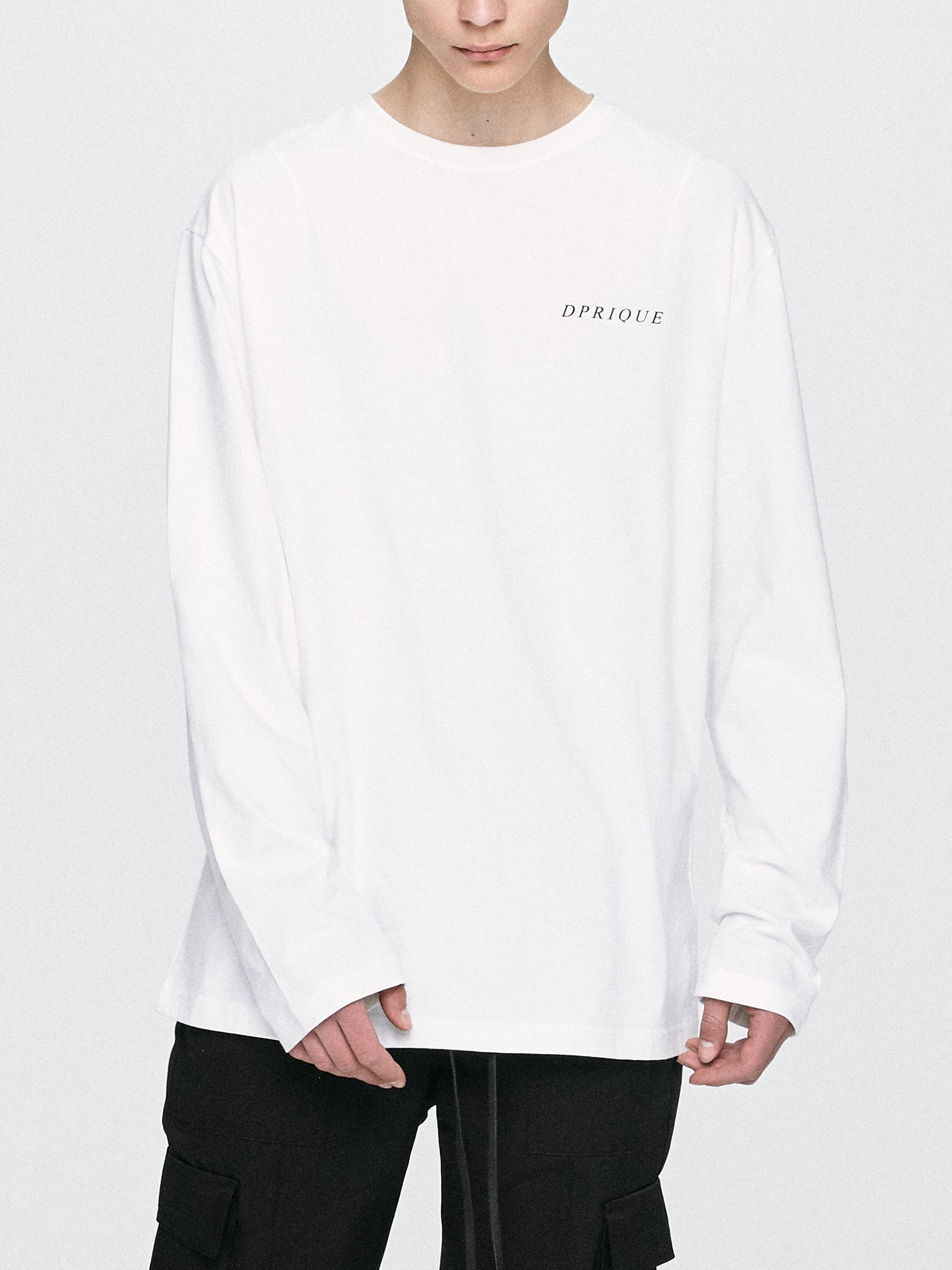 LONG SLEEVE T-SHIRT - WHITE