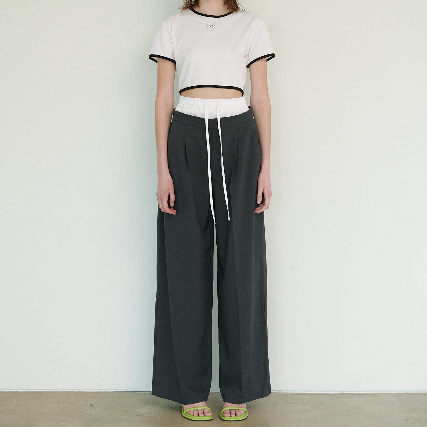 DOBLE WIDE PANTS, CHARCOAL