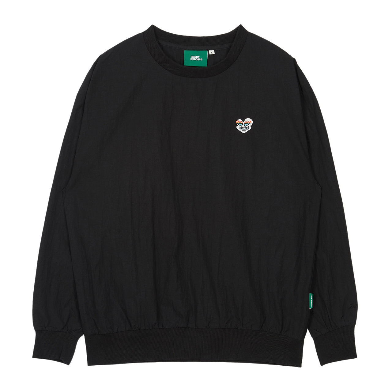 WHITE MUCKBO WOVEN SWEAT SHIRT (T31122S) - BLACK