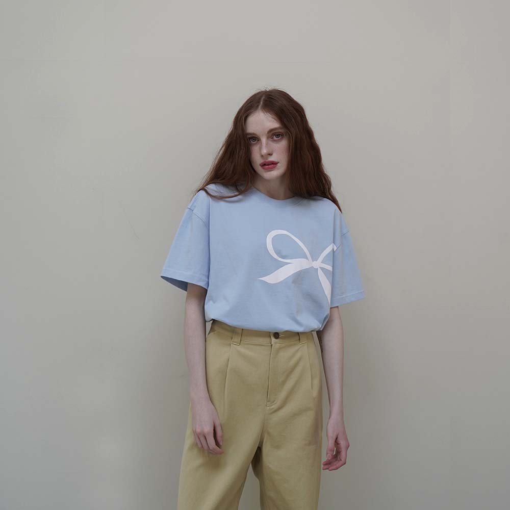 Pale Blue Ribbon T-Shirt