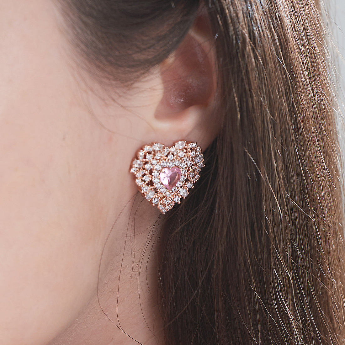 PEACH FUZZ EARRINGS