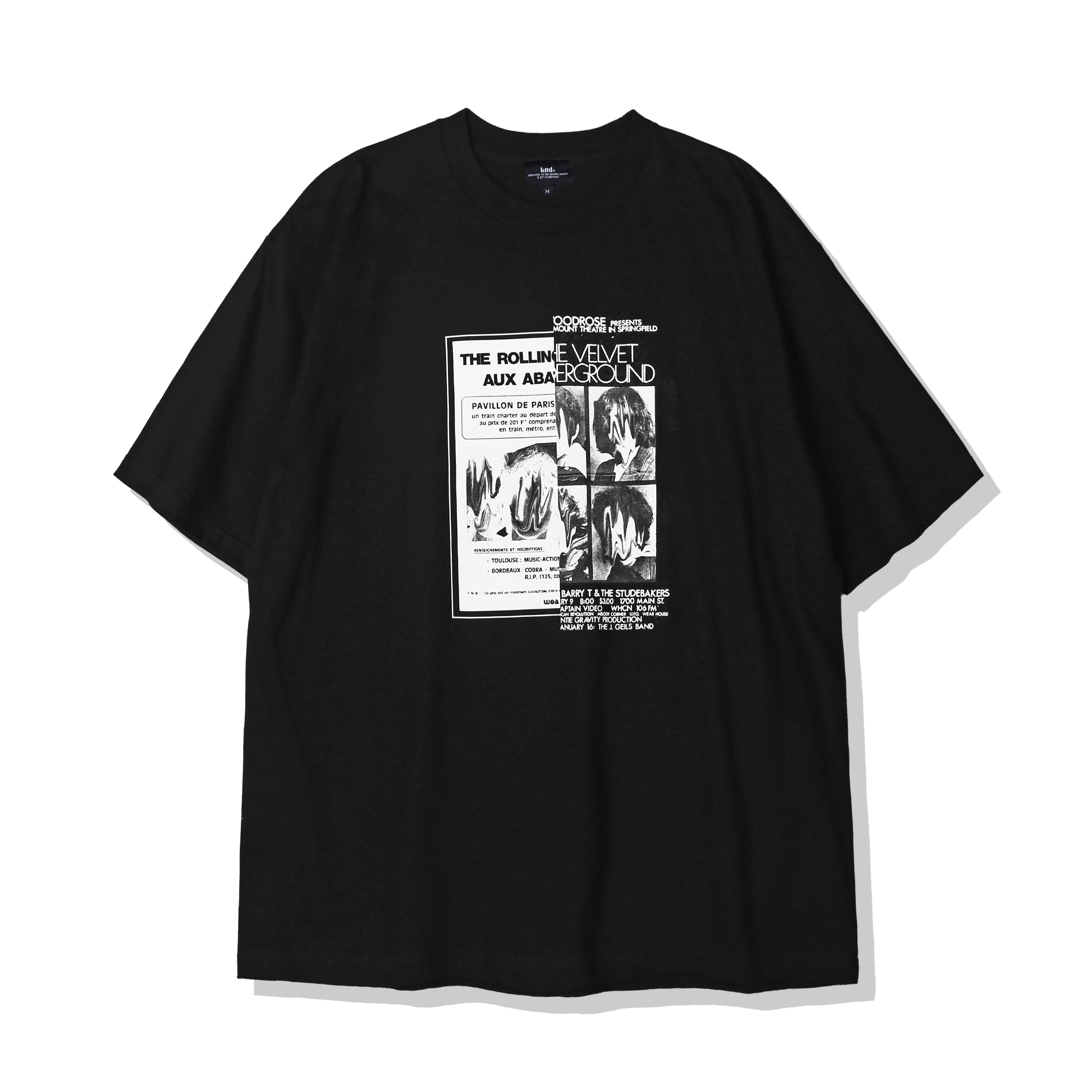 YUNCHIVES GRAPHIC T-SHIRTS BLACK