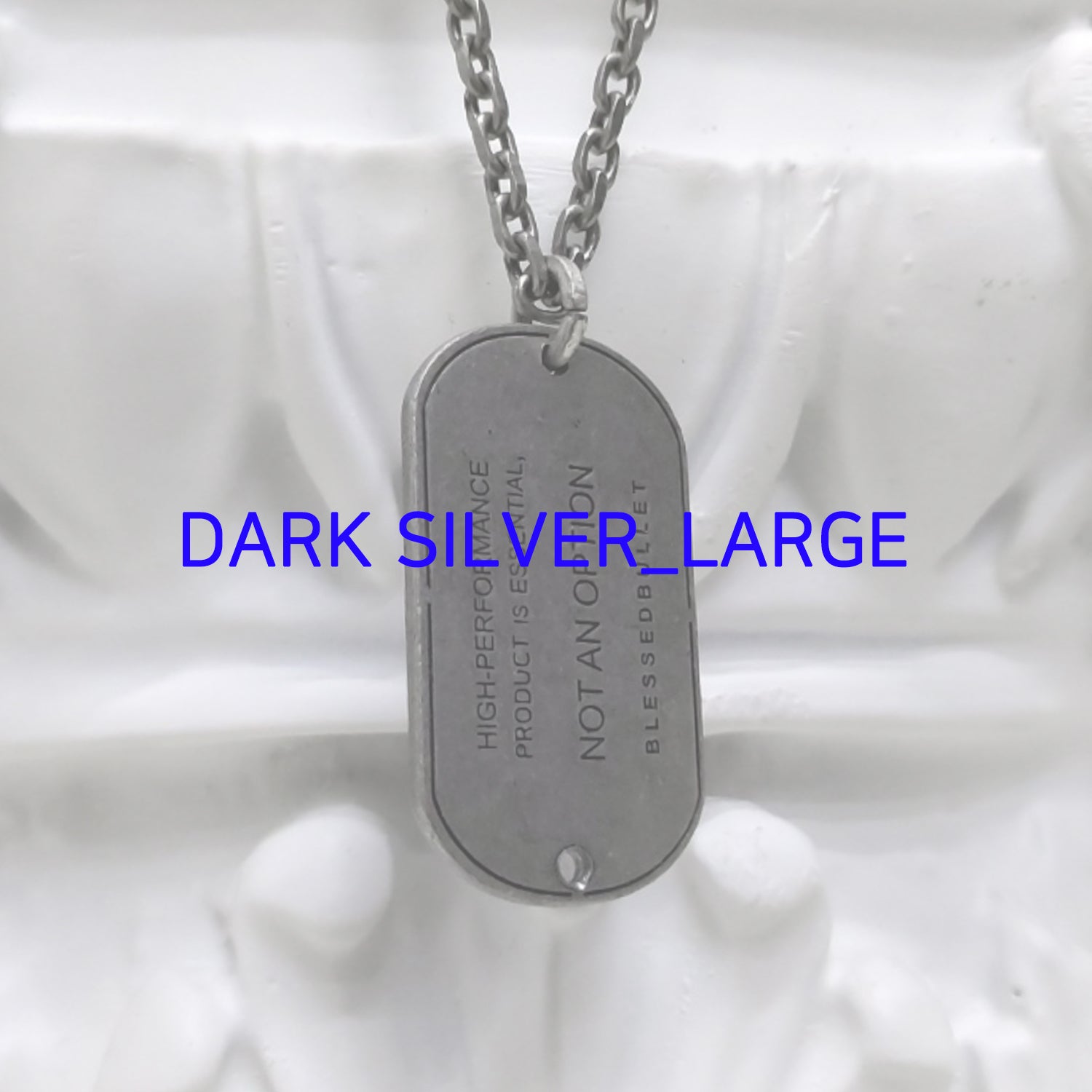 [BLESSEDBULLET]DOGTAG II CHAIN NECKLACE_MINI