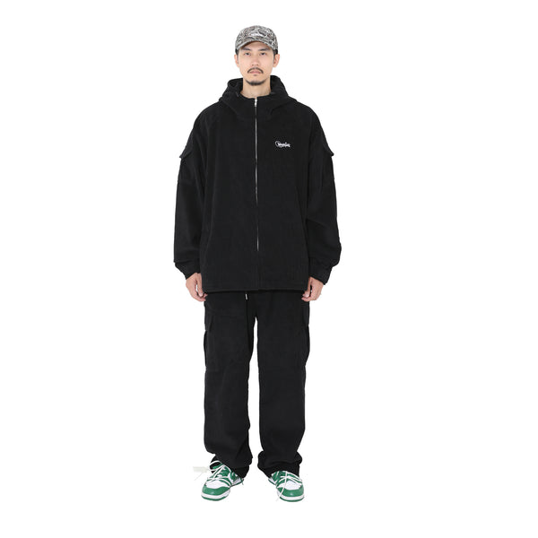 コーデュロイカーゴセットアップ (BLACK)