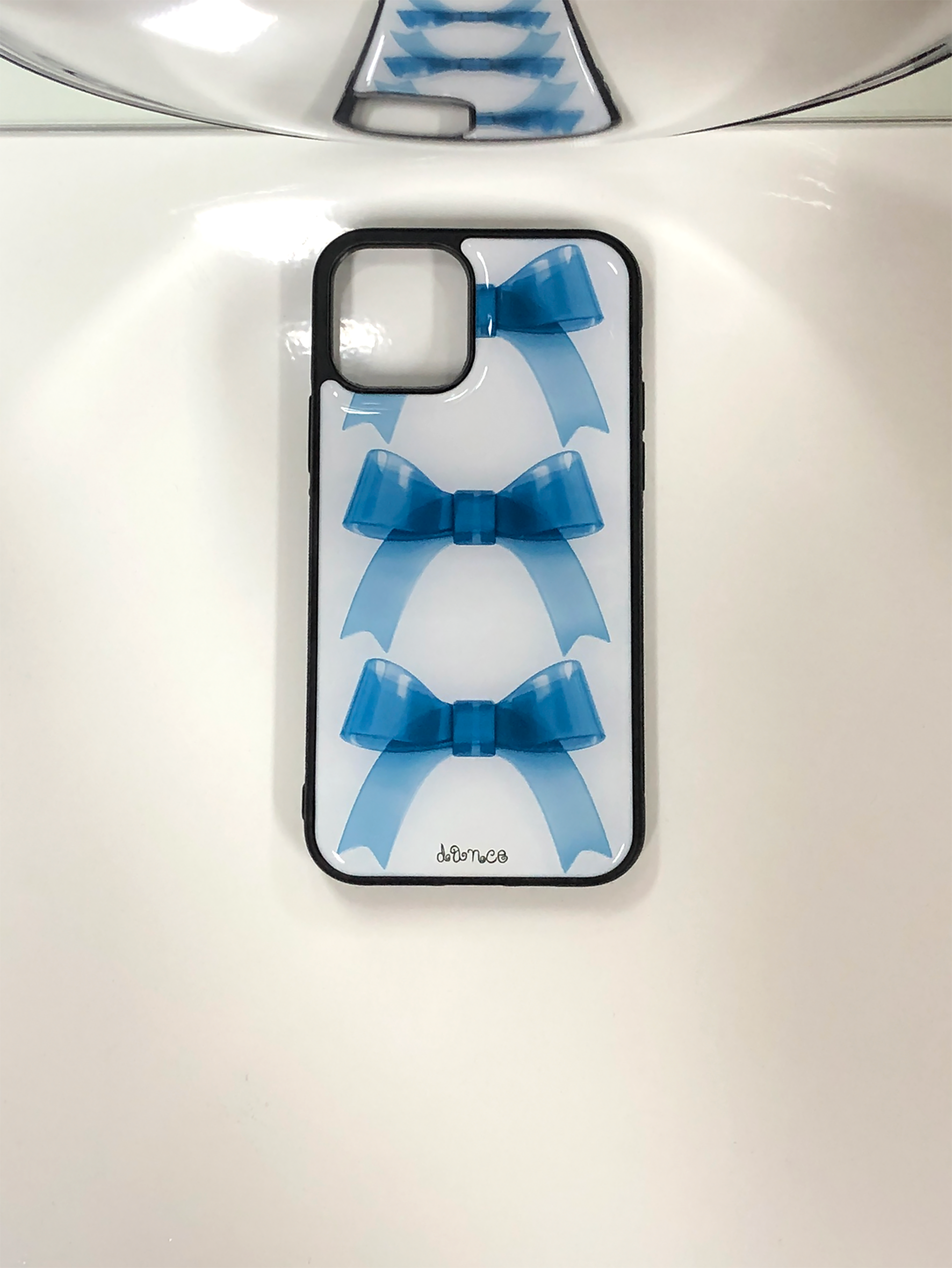 (BLUE) JELLY RIBBON EPOXY CASE