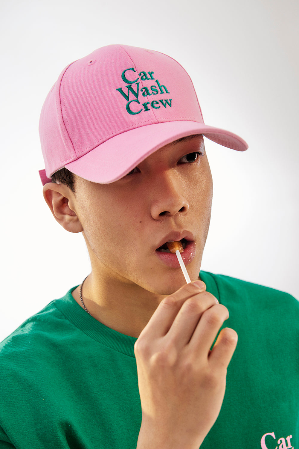 CAR WASH CREW BALL CAP PINK