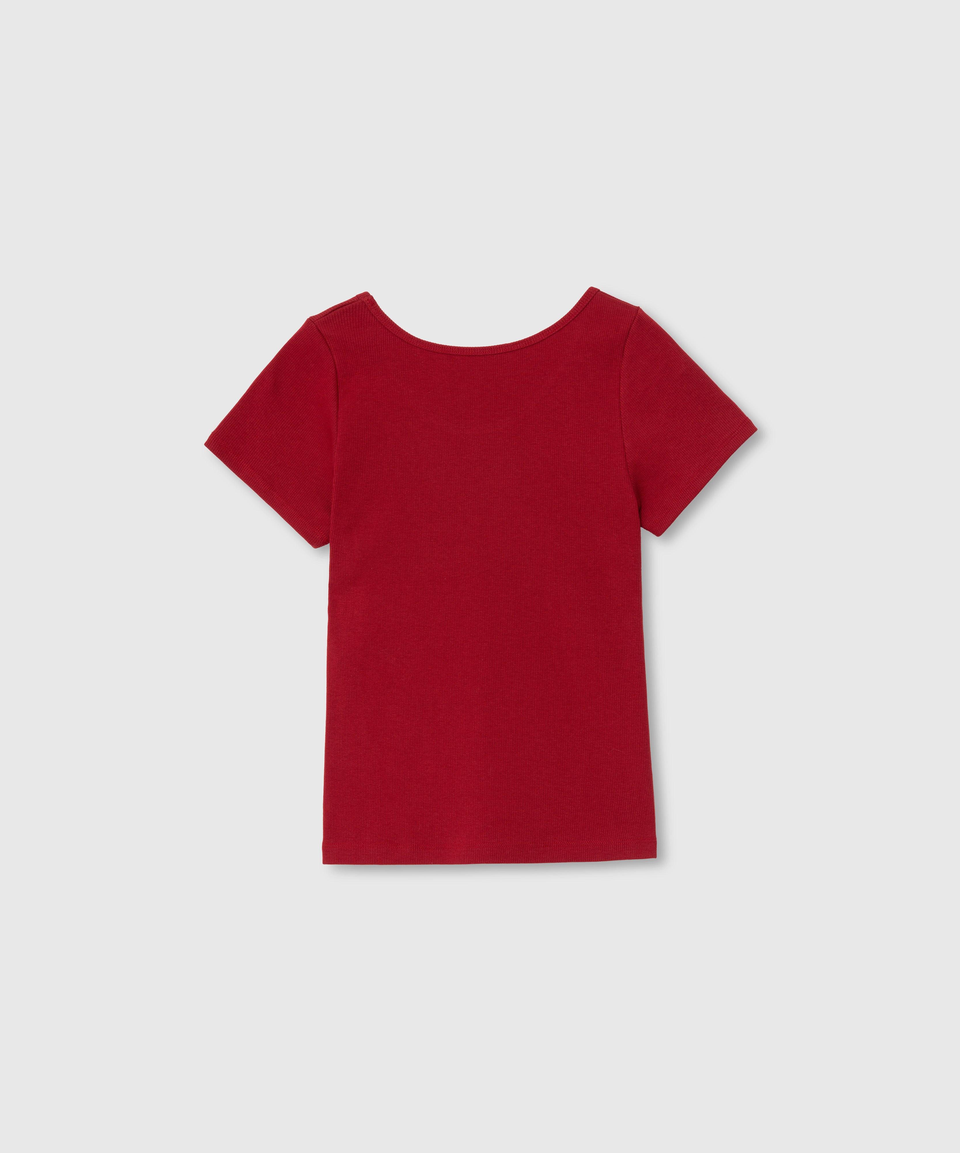 SLIM T-SHIRT_Wine