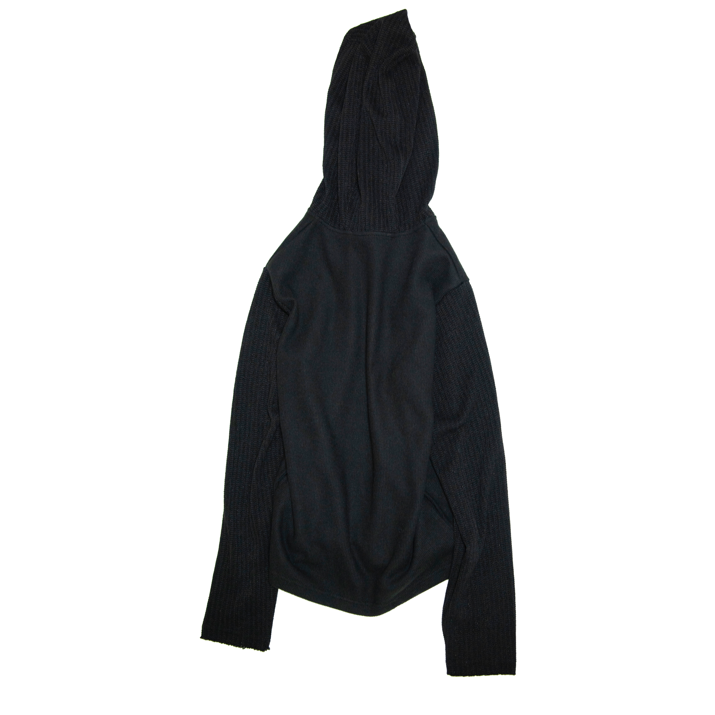 BALACLAVA knit zip up_black