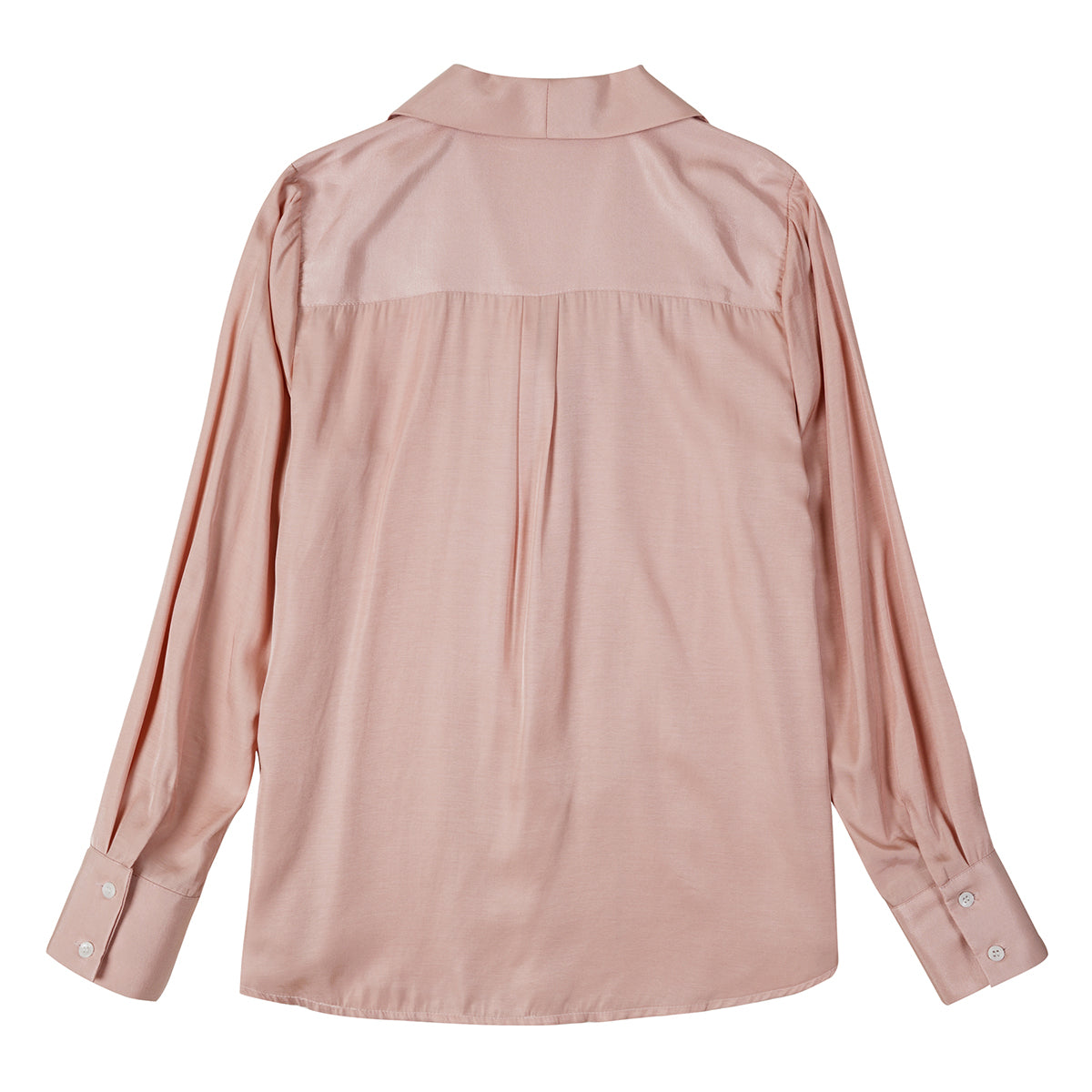 シルキーカラーシャツ / SILKY COLLAR SHIRT_PINK