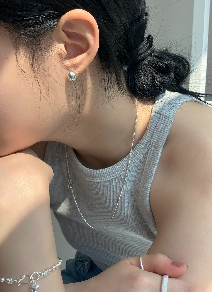 [92.5silver] nuts earrings