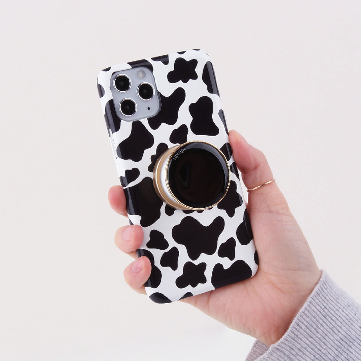 Cow glossy phone case
