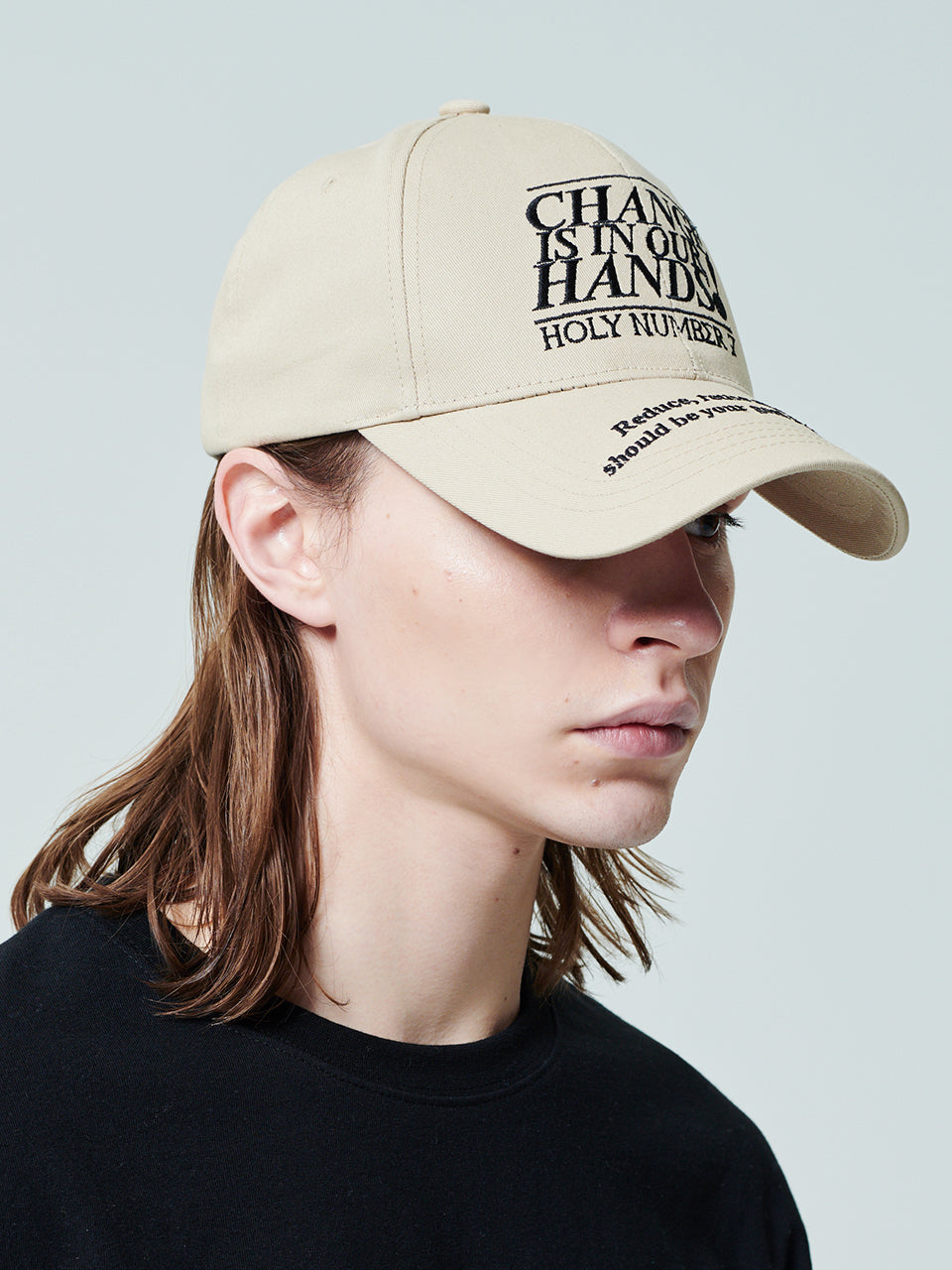 CHANGE IS IN OUR HANDS CAMPAIGN CAP_BEIGE