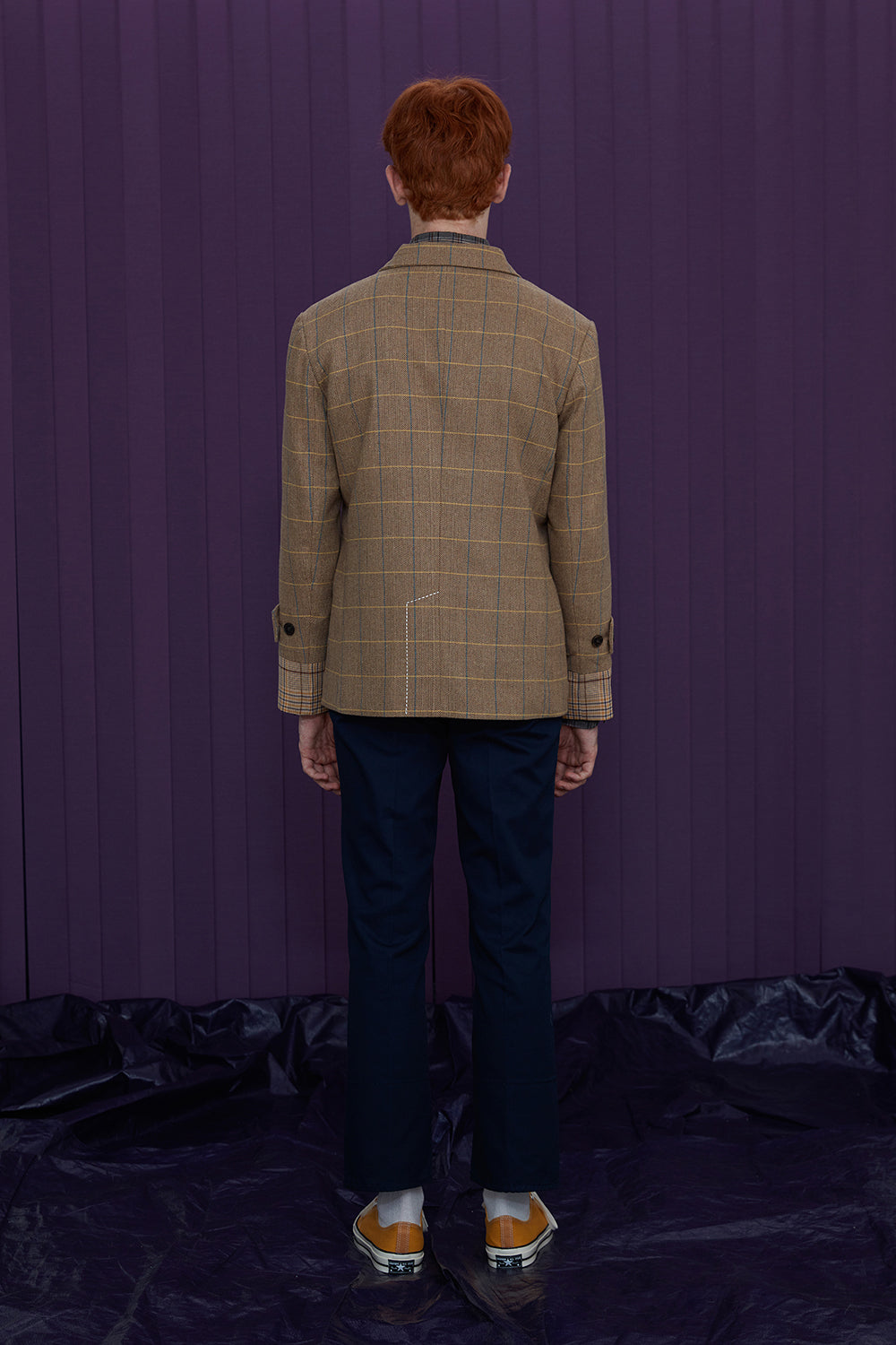 WOOL CHECK JACKET